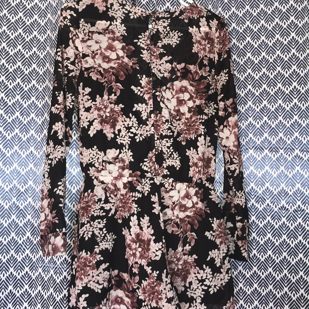 🎉HP🎉Free People Floral Romper 🌸 - Picture 6 of 9